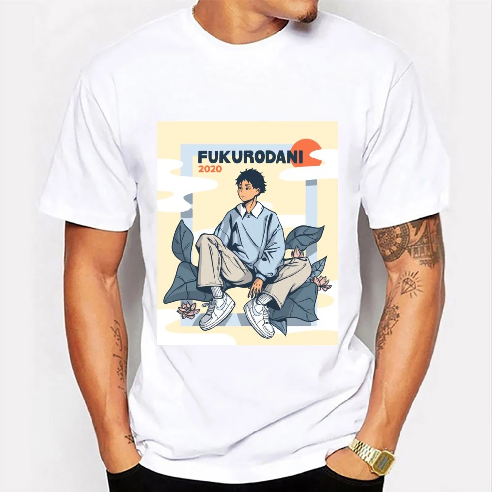 

Футболки Haikyuu, футболки для Волейбольного клуба fururodvd, футболки для старшей школы, летняя футболка, мужские футболки оверсайз с коротким рукавом и круглым вырезом, топы