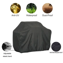 Anti-Dust Waterproof Grill BBQ Cover Round Barbecue Protective Rain Cover Outdoor Garden Party Electric Barbecue Grill Cover