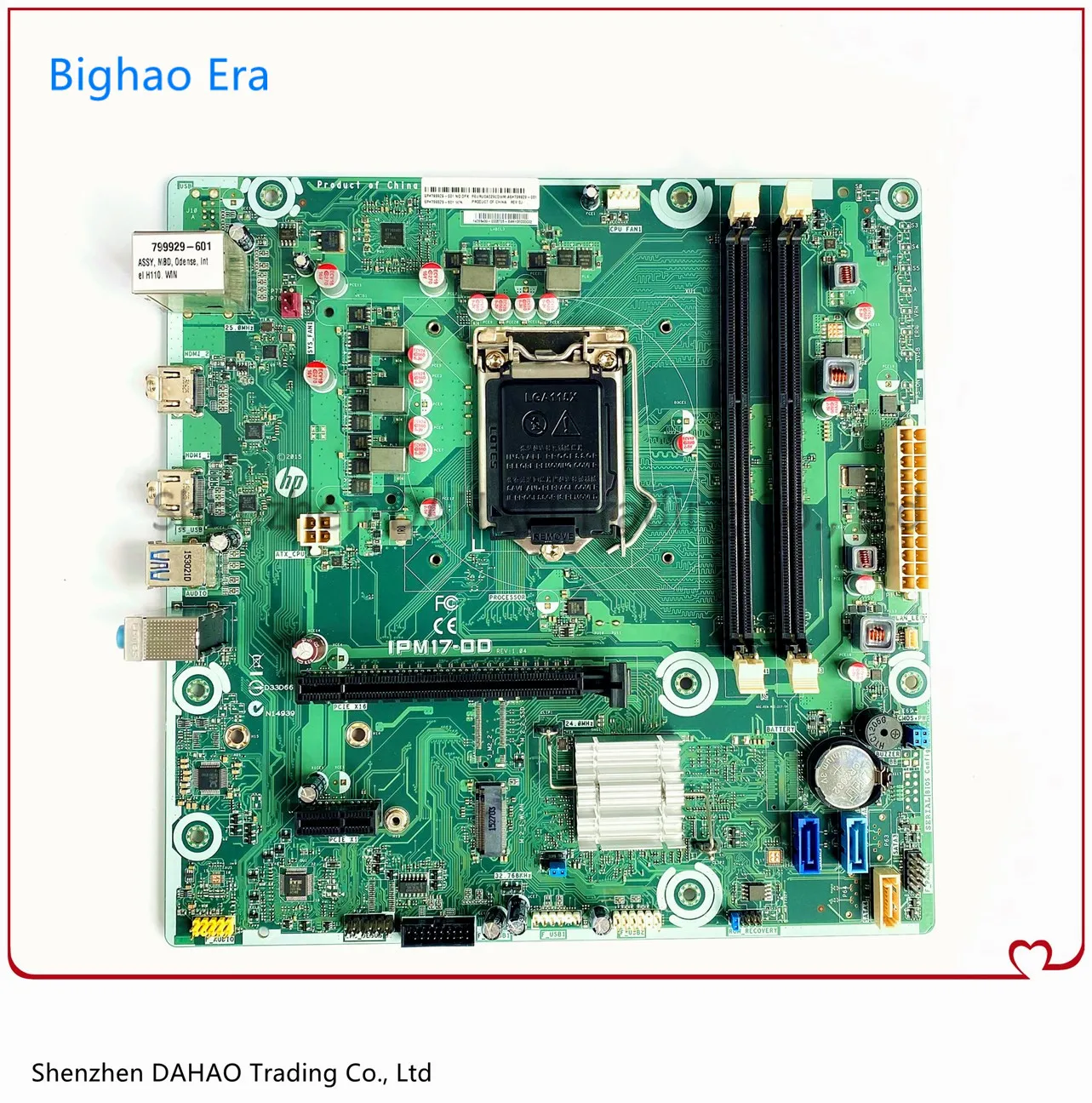 Новая Доска для HP IPM17-DD V1.04 рабочего Материнская плата LAG 1151 DDR3L H170 799929-001 799929-601 100%