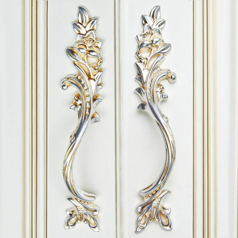 Дверные ручки в американском стиле Классический посеребренный ручной ковчег