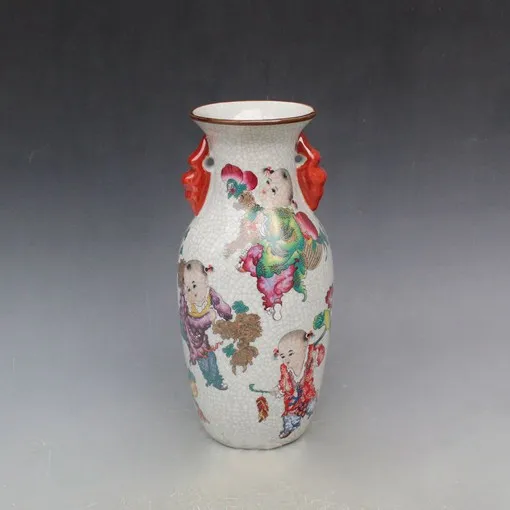 Рекламная акция фарфоровая Пастельная открывающаяся ваза Jingdezhen в античном стиле
