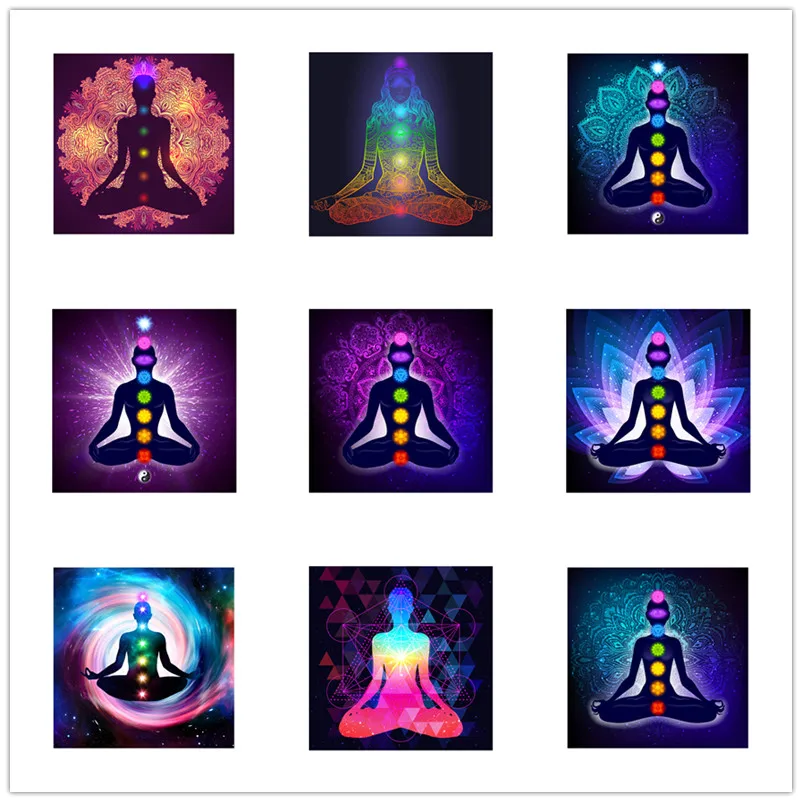 Алмазная живопись 5D сделай сам плакат йоги спортивного искусства