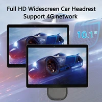 10 1 inch headrest monitor android touch screen 4k hd car multimedia entertainment passenger seat display auto hoofdsteun