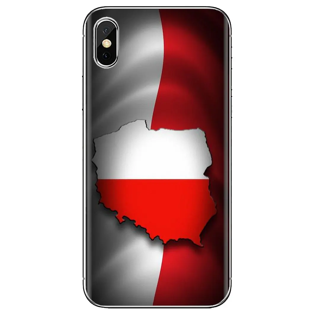 For Xiaomi mi Redmi Note 3 4 4X 5 6 7 8 8t 9 9s 9t 10 pro lite PL Retro Poland National Flag Banner Soft TPU Case | Мобильные