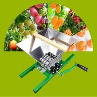 7l hand cranked stainless steel apple grape grinder environmental protect european style manual hard fruit and vegetable grinder
