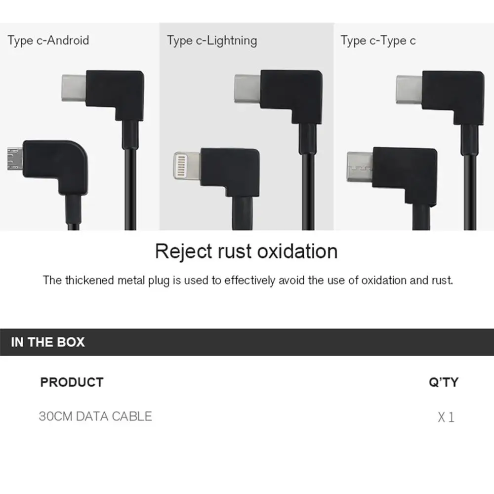 Кабель для передачи данных Mavic Air 2/MINI 2 Micro USB Type-c IOS Android OTG DJI 2S Tablet Smartphone Drone