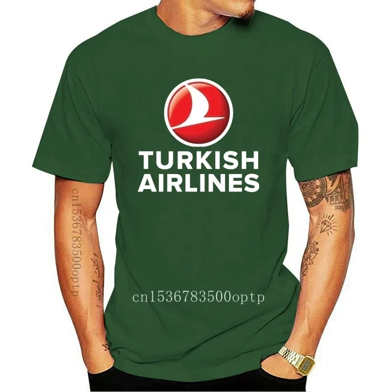 

Новая забавная Мужская футболка, белая футболка, черная футболка, Турецкие авиалинии, Черная Мужская футболка