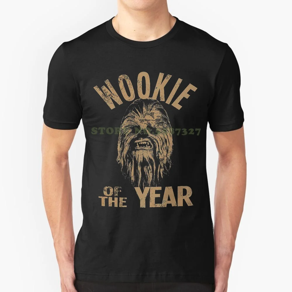 Короткий рукав в стиле хип хоп футболка с логотипом Wookie года Мужские фильм