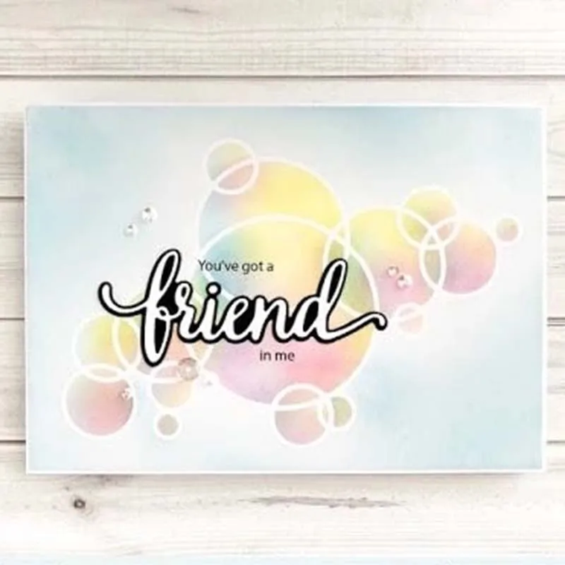 Металлические штампы для вырезания надписи друзей с тенями штампованная форма