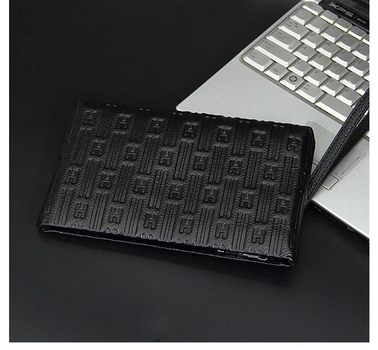 Сумка-клатч мужская из натуральной кожи многофункциональный бумажник воловьей