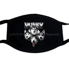 Постер Сибирский хаски рок смешная шуточная собака маска мультяшная маска для мужчин унисекс новая модная маска смешная маска ajax;