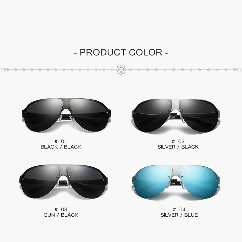 

2021 New Pilot Polarized Sunglasses Men Driving Sport Alloy Metal Frame Sun Glasses Womens Unisex Eyewear UV400 High Quality