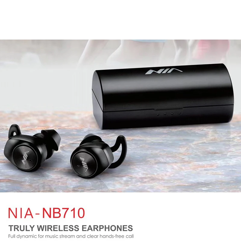 Оригинальная Беспроводная стерео гарнитура NIA NB710 Bluetooth fone de ouvido bluetooth с
