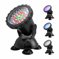 12v submersible leds spotlight for garden pond pool fish tank rgb aquarium led light with remote controller auto color changing