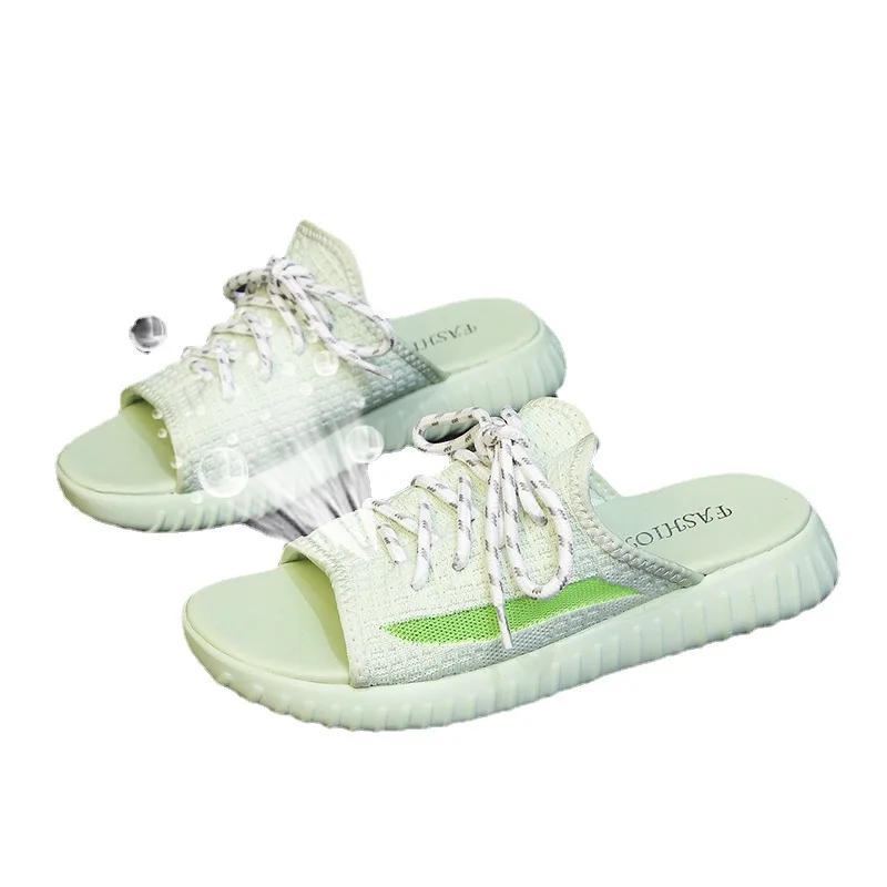 

Summer New Women's Shoes Casual Beach Shoes Trendy Fashion Korean Outdoor Large Size Fashion Sandals and Slippers 43