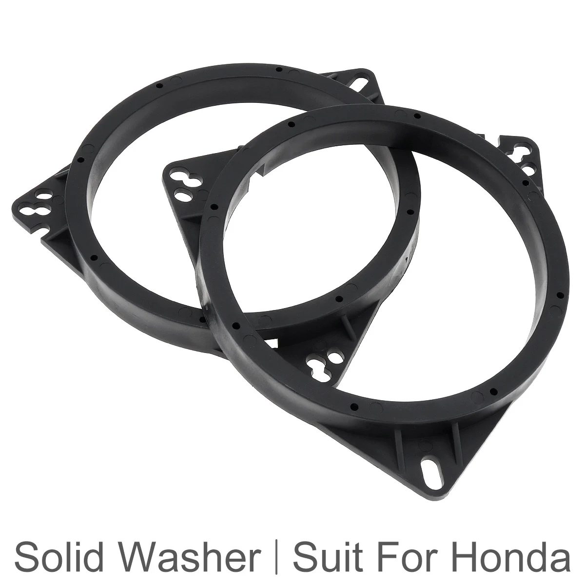 

2 Pcs Car Speaker Gaskets Waterproof Quakeproof Plastic Solid Washer Adapters Brackets Auto Speaker Mounts Plates For Honda