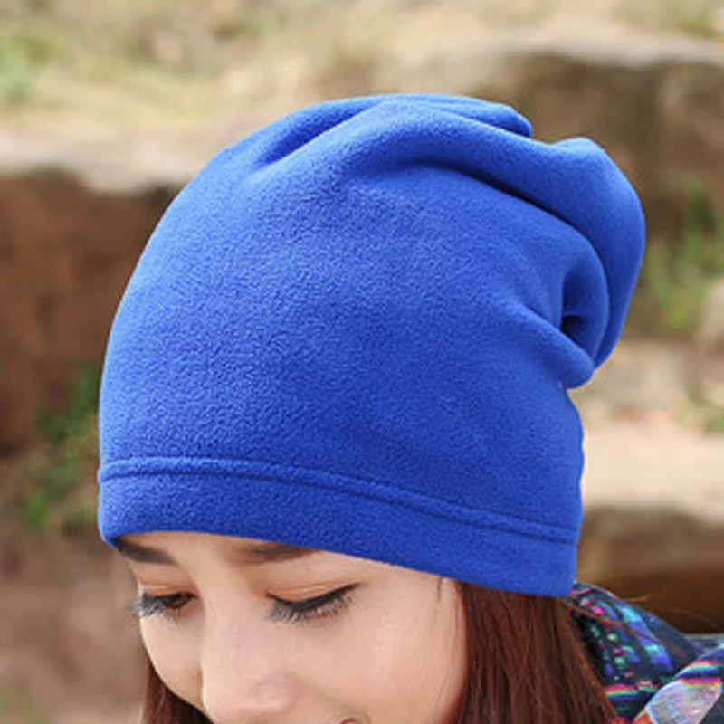 С подкладкой из флиса громоздкая сумка Beanie бархата Skullies шапки зимняя вязаная