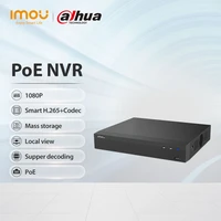 dahua imou poe nvr 4ch power over ethernet recorder 1080p fhd video 4ch supper decoding up to 8tb storage two way talk cat 6 net