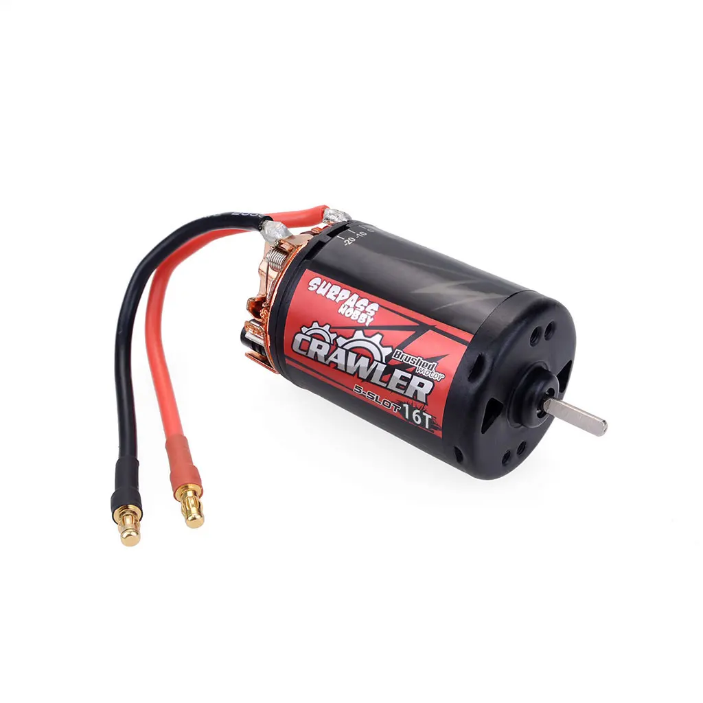 Superar HOBBY 5-Ranura 3-Ranura 540 de 550 m&aacute;s de 540 cepillado Motor 12T 16T 27T 35T 80T para 1/10 RC del carro de monstruo de orugas Scx10 Coche-5