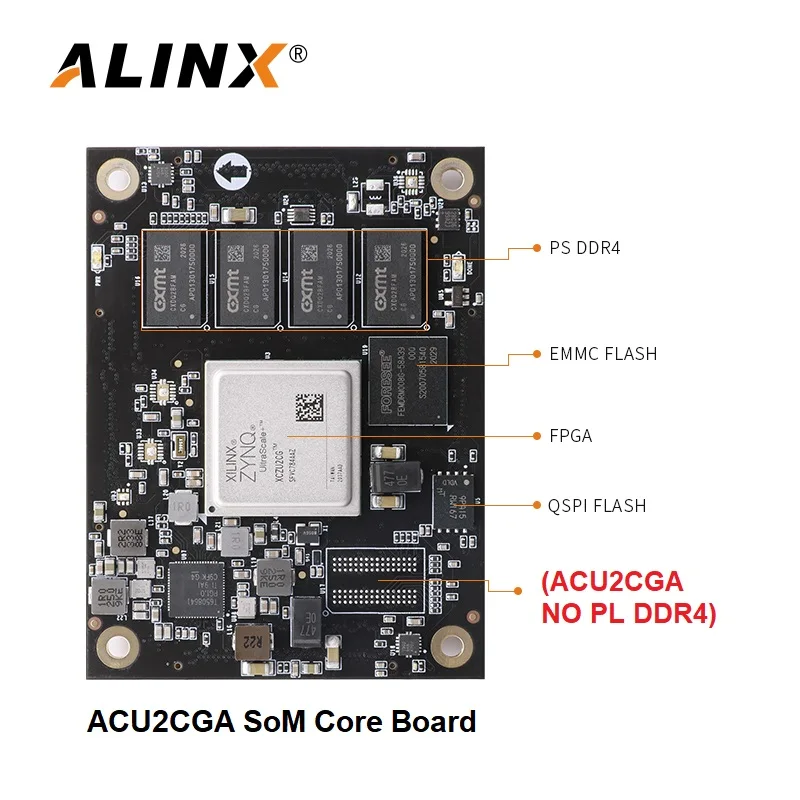 Звуковая система ALINX SoM ACU2CG ACU3EG: Xilinx Zynq UltraScale + MPSOC AI XCZU3EG ZU2CG System на модуле |