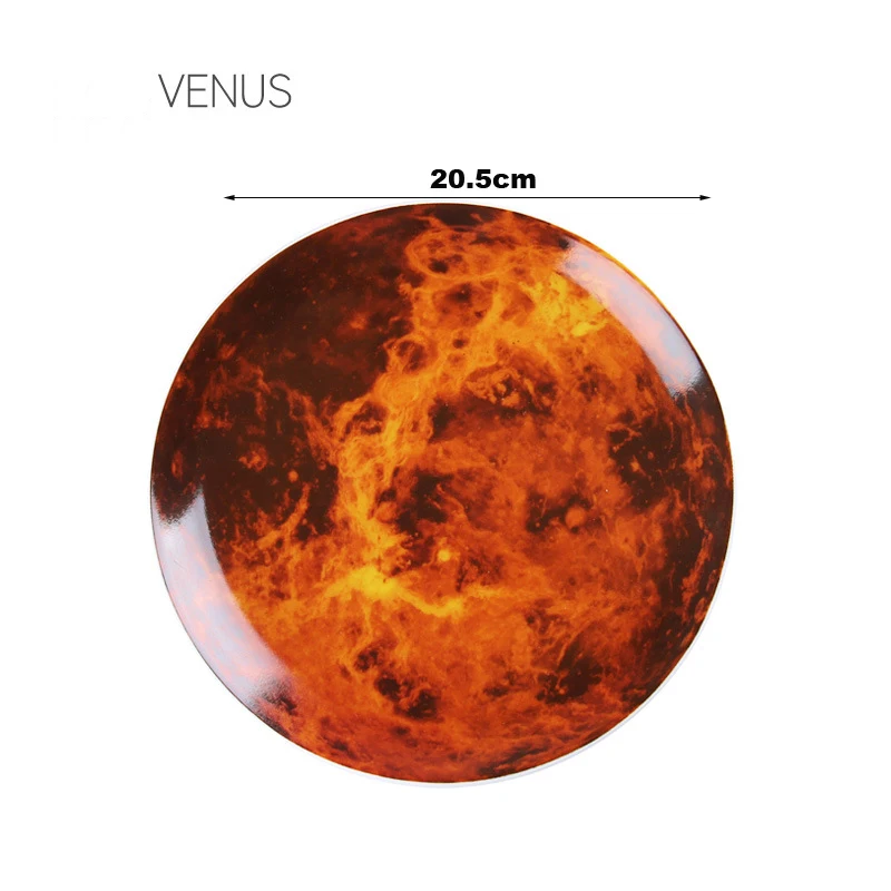 Venus Креативная Настенная Декорация в скандинавском стиле, космическая солнечная система, украшения на планету, астронавт, керамическая планета, украшение для дома, подарок - Цвет: Venus