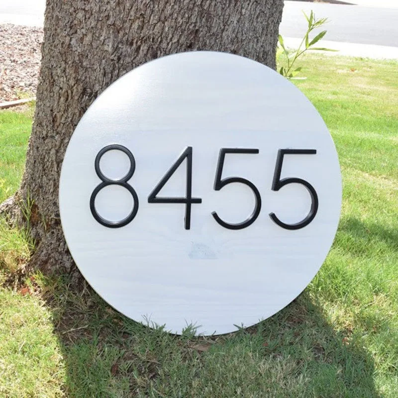 125 мм плавающий дом цифры буквы большая современная дверь Алфавит дома Открытый 5