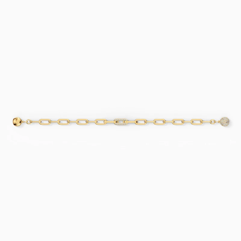 

Fashion SWA New THE ELEMENTS CHAIN Ladies Gold Bracelet Charming Link Magnetic Buckle Decoration Female Romantic Jewelry Gift