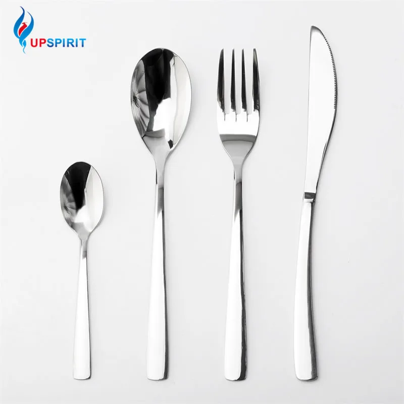 

16Pcs/Set Dinner Set Stainless Steel Cutlery Set Ice Cream Scoop Tea Spoon Knife Spoon Fork Kitchen Tableware Party Cutlery
