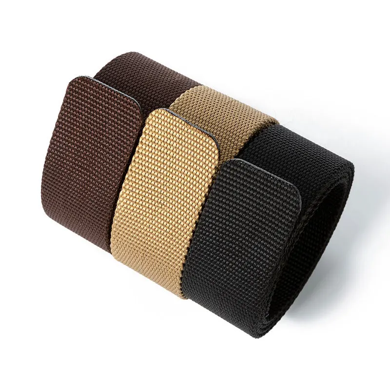 Плетеный имитация нейлона бусины просто ремень с телом мужской без пряжки