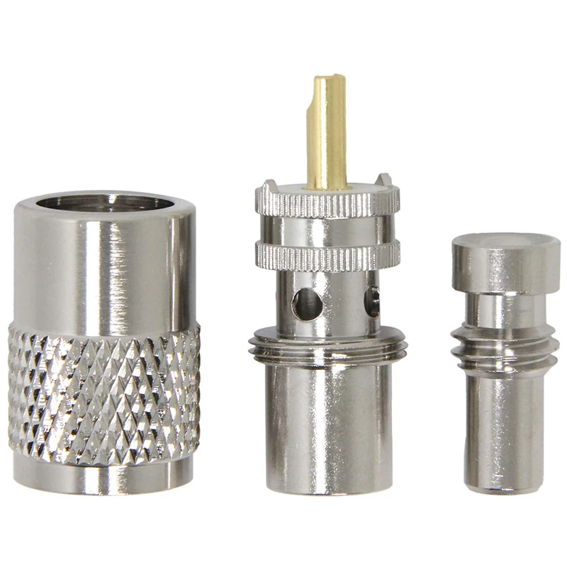 10 Pack UHF PL 259 штекер для припоя с редуктором PL259|Клипсы носа ушей| |