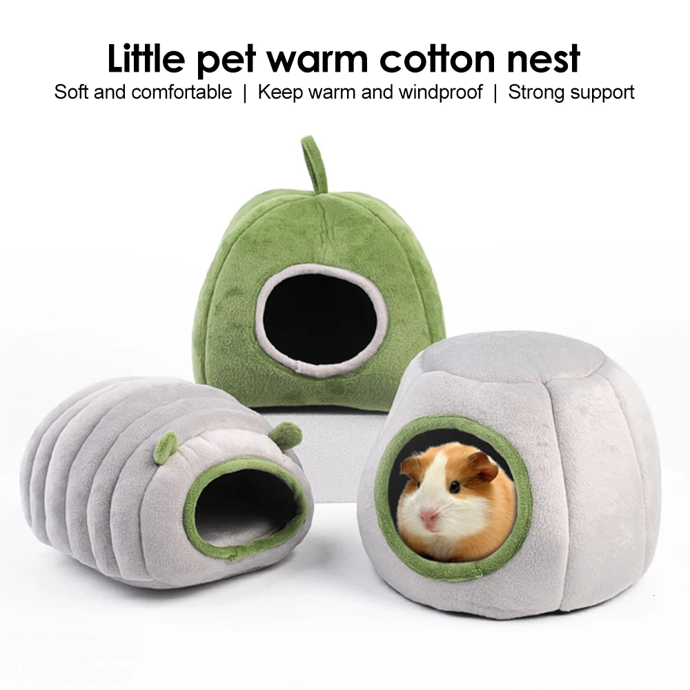 

Small Animals Cages Sleeping Bed Hammock For Hamster Pets Soft Cotton Fleece Hanging House For Guinea Pig Cages Pets Product