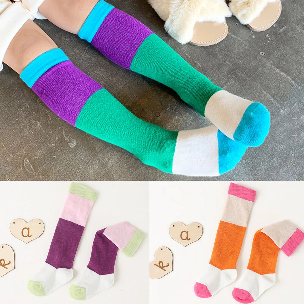 Прямые поставки детские носки для малышей милые хлопковые нескользящие с бантом
