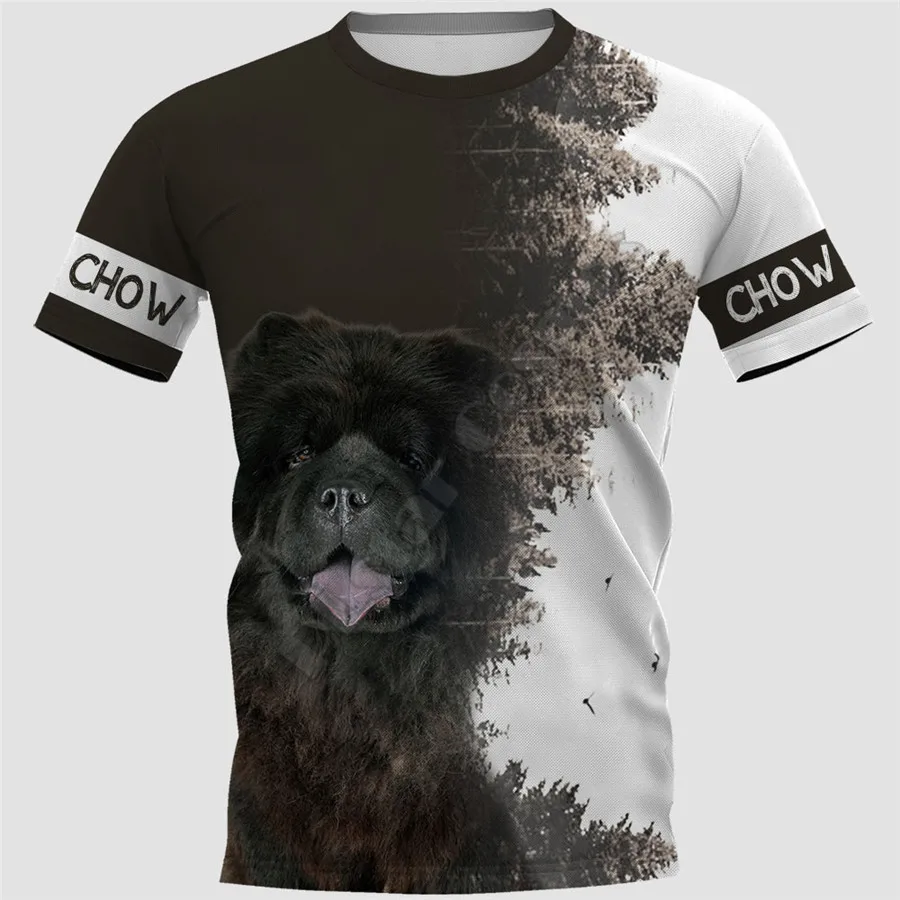 Футболка Chow Dog с 3D принтом |