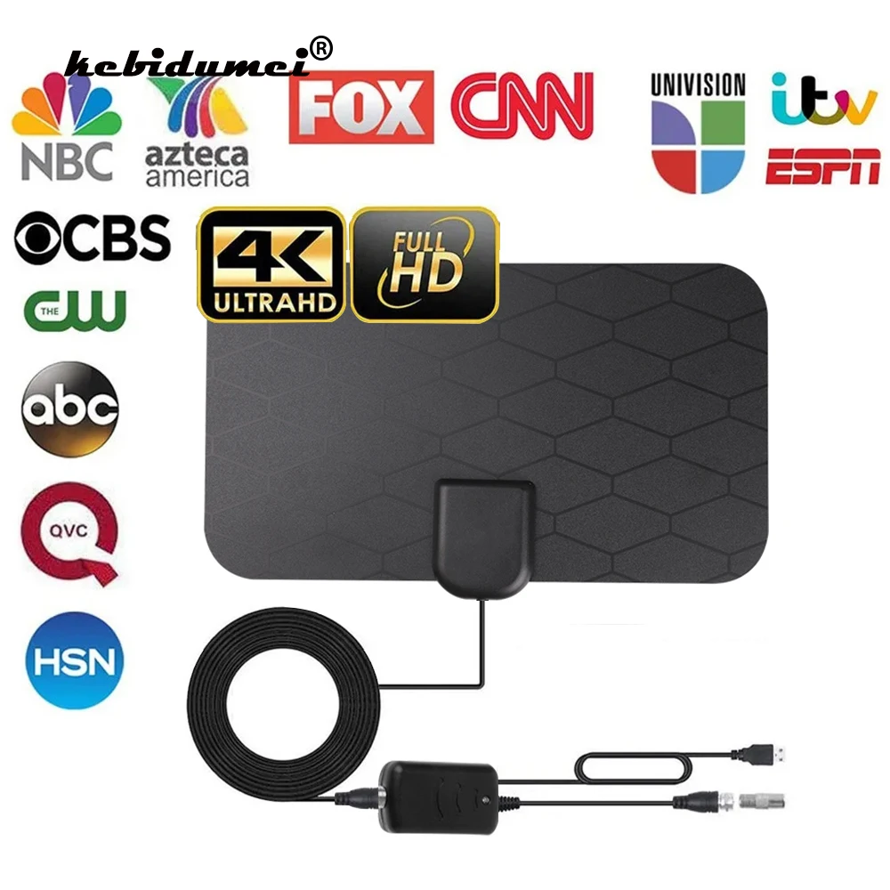 

8K HDTV Digital TV Antenna DVB 3000 Miles Range 25DB High Gain Signal Receiver Amplifier Booster For Car Camper Van,Caravan,etc