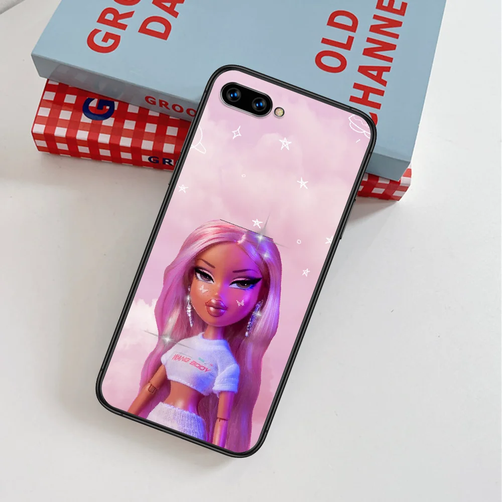 

Bratz Cute Cartoon Doll Girl Phone Case For Huawei Honor 6A 7A 7C 8 8A 8X 9 9X 10 10i 20 Lite Pro Play black Etui Trend Hoesjes