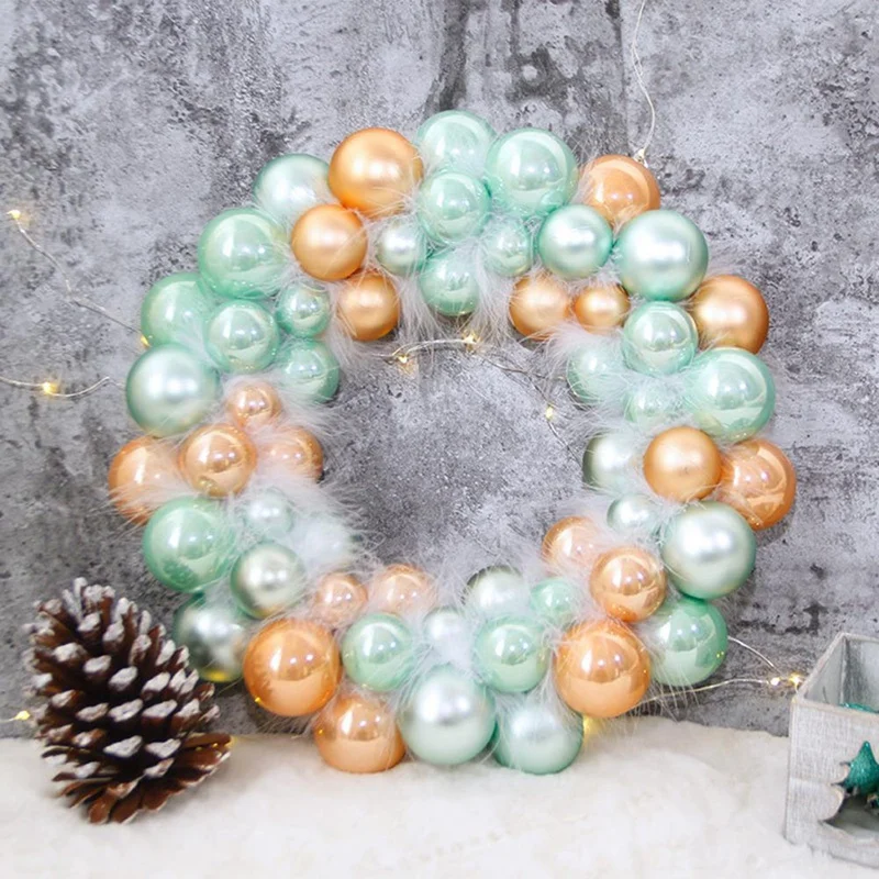 Промо акция! 55 шариков макияж Рождественский венок украшение мяч бадминтон