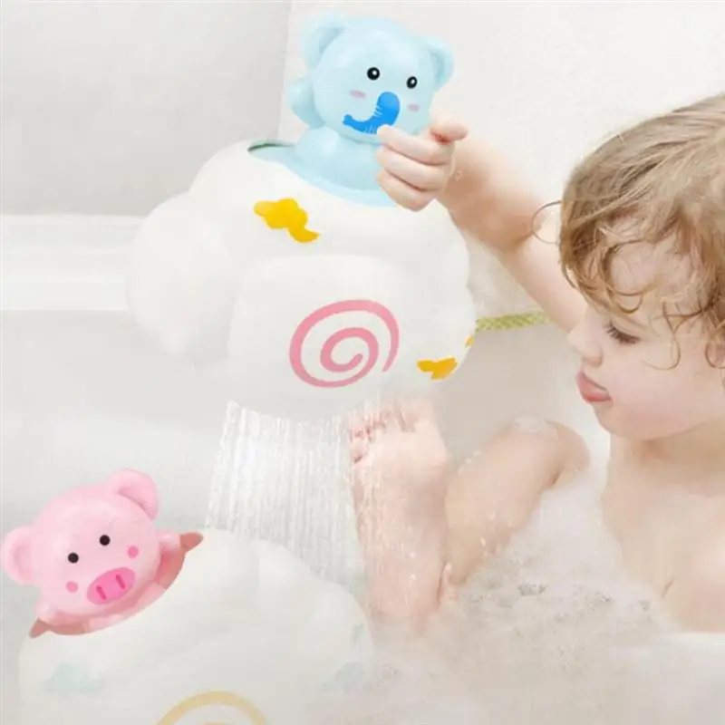 

1PC Bathing Toy Kids Play Water Toy Cartoon Cloud Water Spray Sprinkler