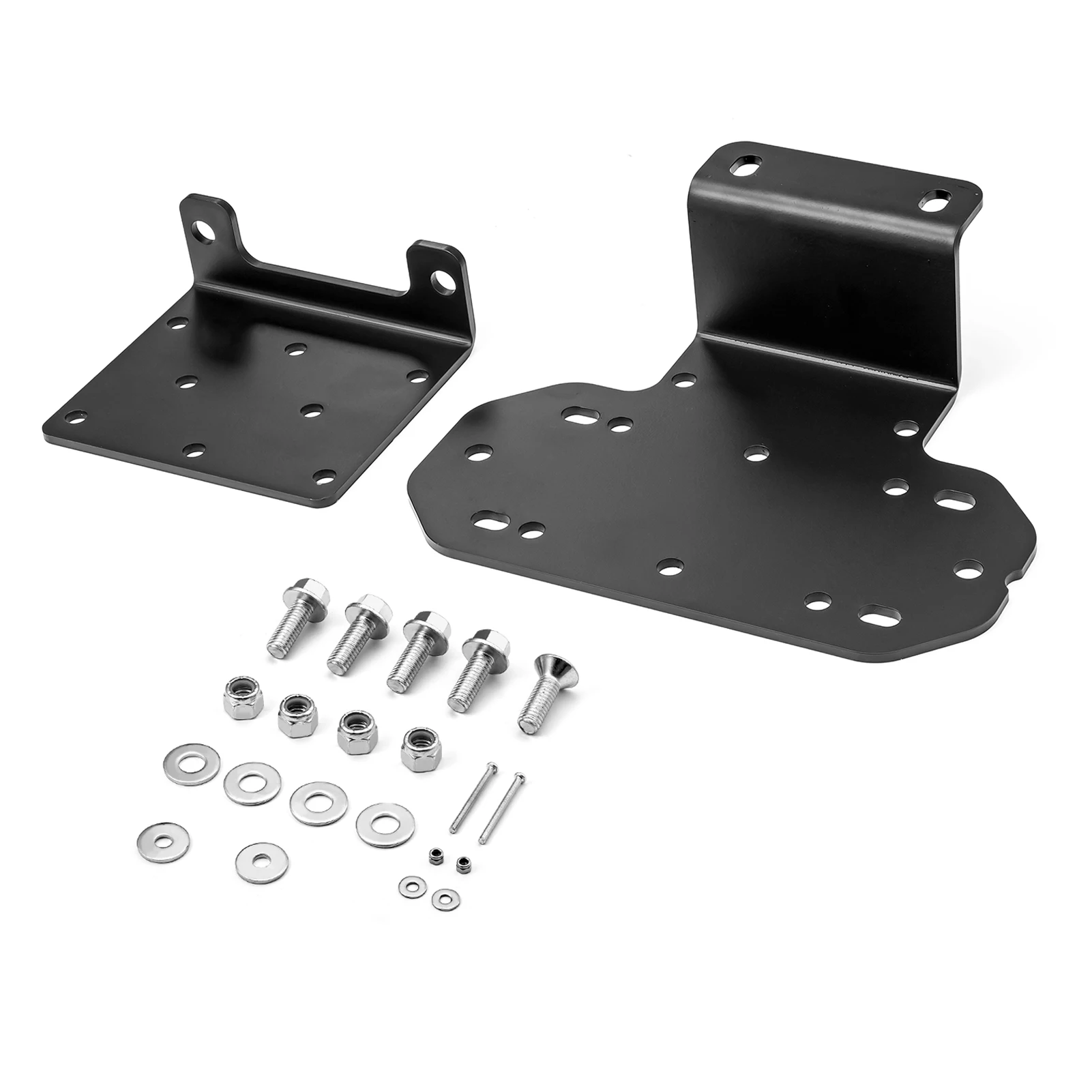 

UTV Accessories For YAMAHA 2006-2011 RHINO 450 Front Winch Mount Plate Kit Solid Steel Wth Power Coated Black Surface