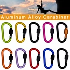 Профессиональный альпинистский Карабин D-образной формы, Пряжка для альпинизма, замок безопасности, аксессуар для наружного альпинистского оборудования