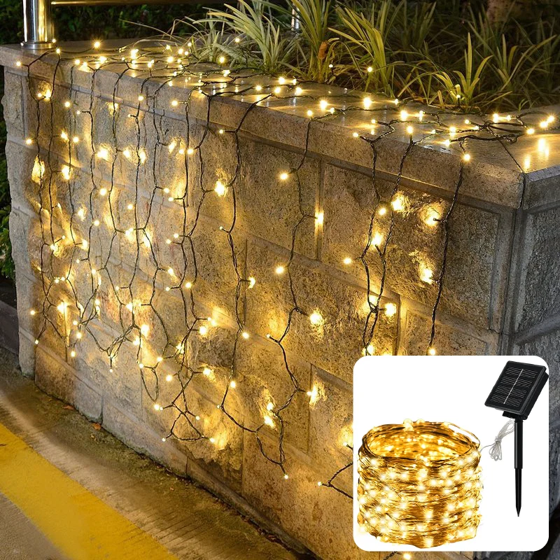 

Waterproof Garlands 50/100/200/300 LED Solar Light USB Led String Lights Bulb Outdoor Festoon Led Fairy Decorations