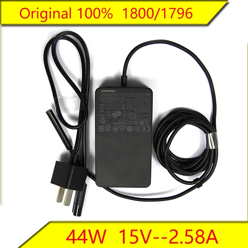 

1800 1796 Power Supply Switching Plug for Microsoft Surface Pro5 Pro6 Pro i5 7300u Laptop 44W Power Adapter Charger 15V 2.58A