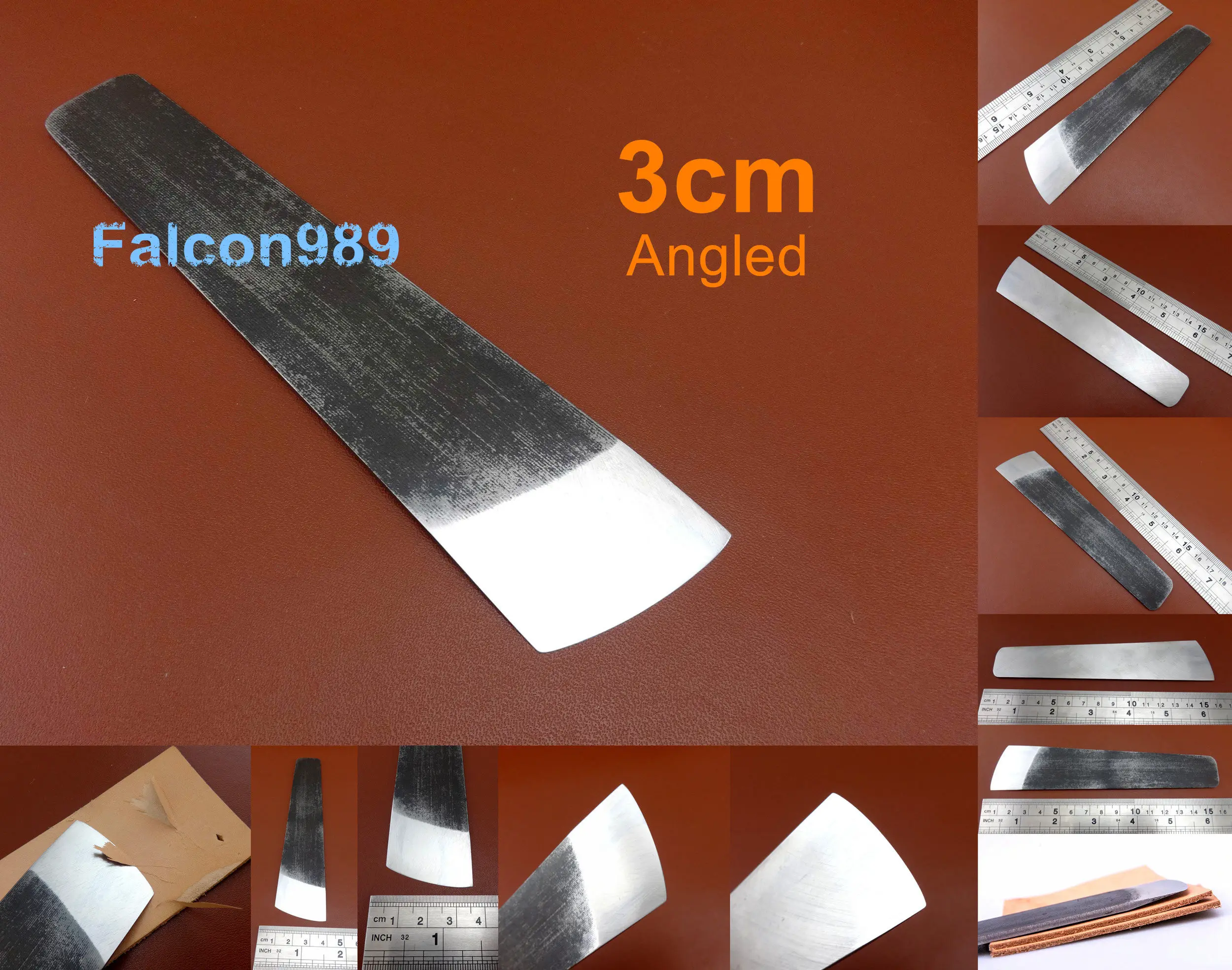 9 видов кожевенного ремесла швейцарская сталь универсальный нож Skiver отделка