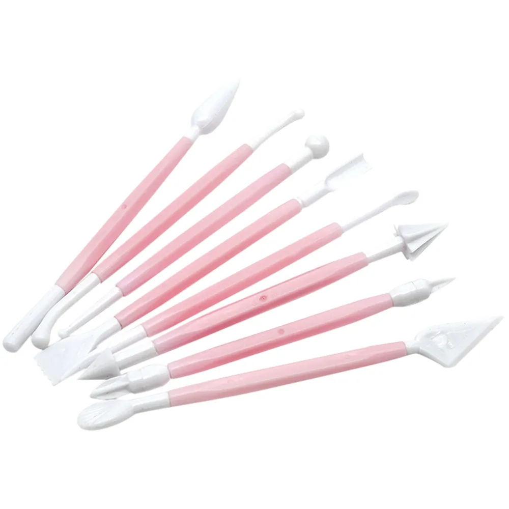 8 Pcs Kit sugarcraft Fondant Cake Decorating Modelling Tools Decorations Practical Delicate Durable Kitchen Tool |