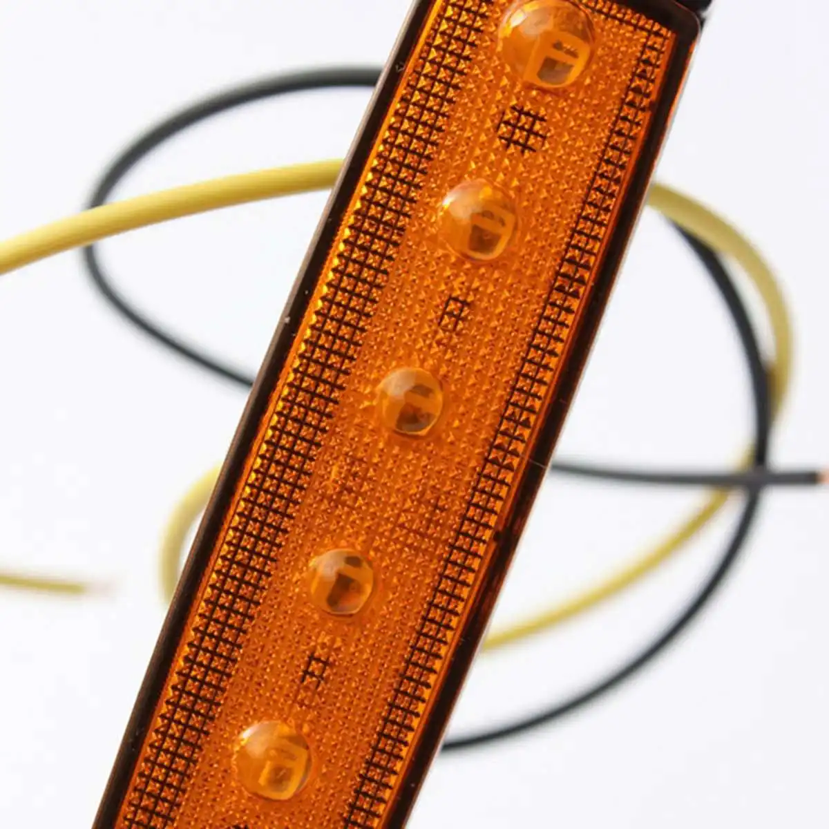 

10pcs 24V 6LED Side Marker Lights Indicator Lamp for Car Truck Trailer Bus Lorry Side Marker Indicator Trailer Light