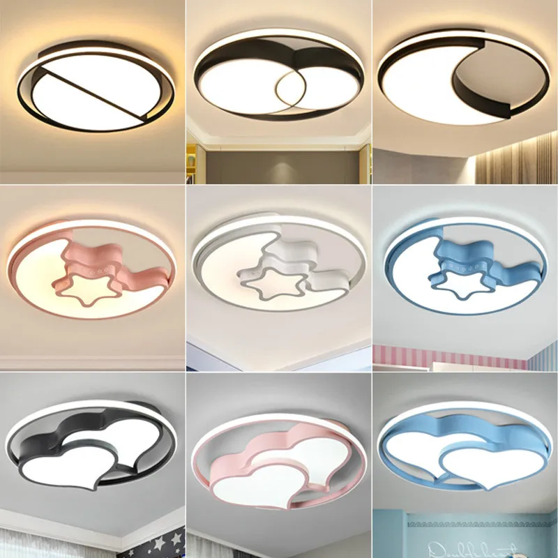 Modern Dimmable Led Ceiling Lights Living Room Remote Control Bluetooth Smart Leiling Lamp | Лампы и освещение