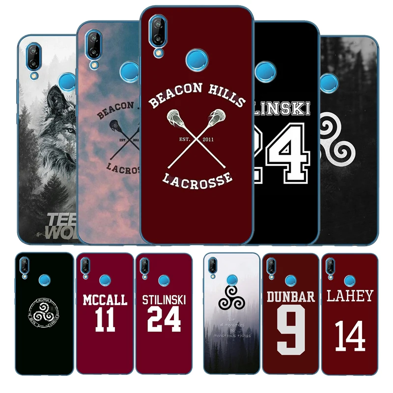 Чехол Teen Wolf Stilinski 24 McCALL 11 LAHEY 14 для Huawei P8 P9 P10 P20 P30 P40 Psmart Lite Plus Pro Phone Y5 Y6 Y7 2017