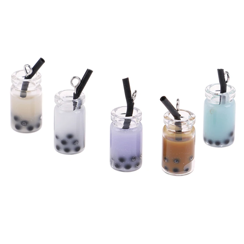 New 5pcs Dollhouse Miniature Resin Milk Tea Cup Play DIY Accessories Toys | Игрушки и хобби