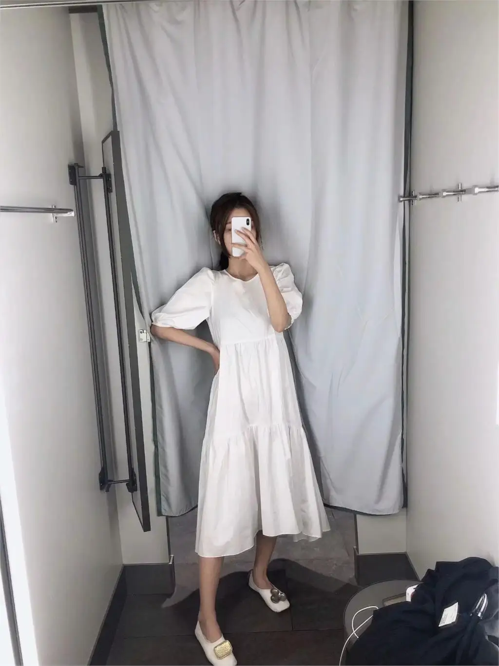 Винтажное белое Плиссированное длинное платье boho женское летнее платье Элегантное свободное Повседневное платье с коротким рукавом ретро корейское vestidos