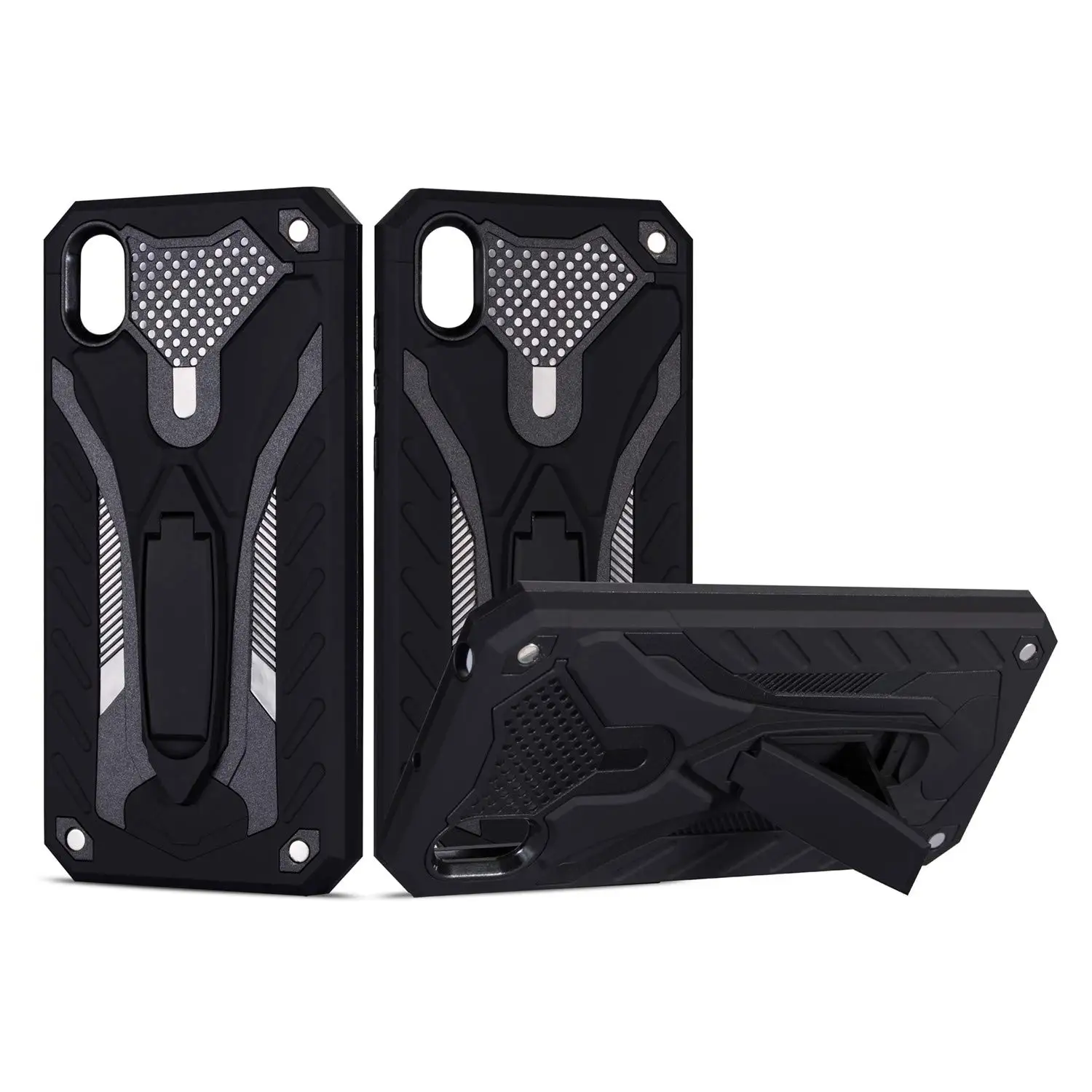 Knight Armor black Чехол для huawei Y5 чехол huawei y5 y5 сверхпрочный силиконовый бампер противоударный прочный защитный чехол для телефона - Цвет: Knight Armor black