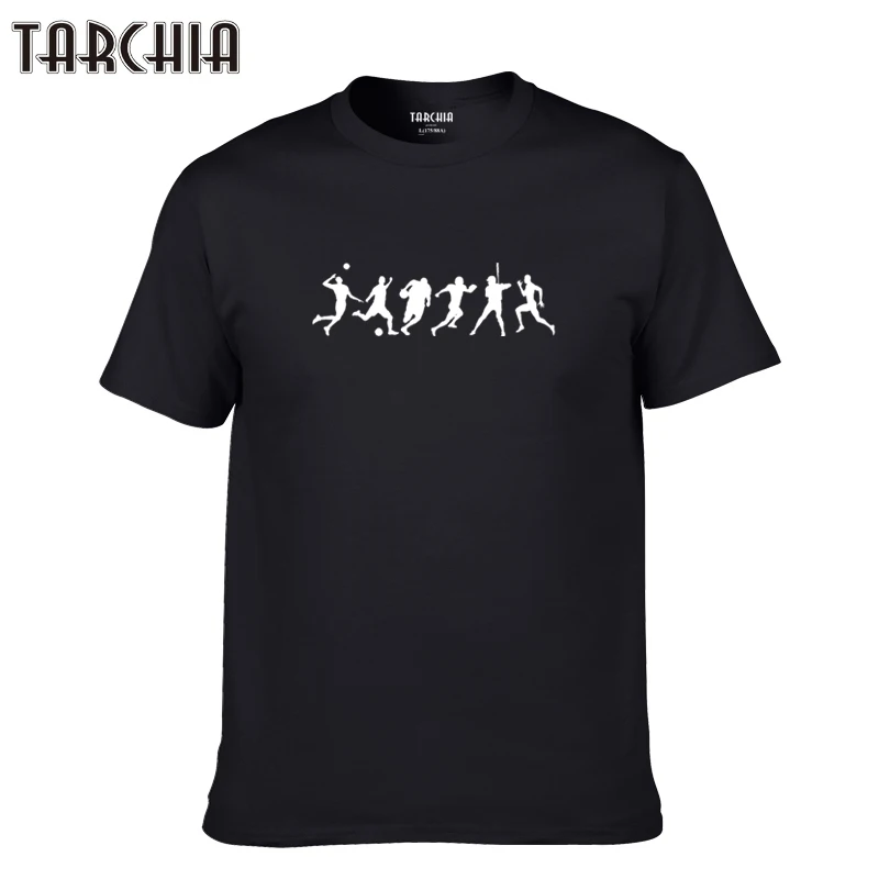 

TARCHIA 2021 New Summer Brand Ball Brand t-shirt Cotton Tops Tees Men Short Sleeve Boy Casual Homme Tshirt T Plus Fashion